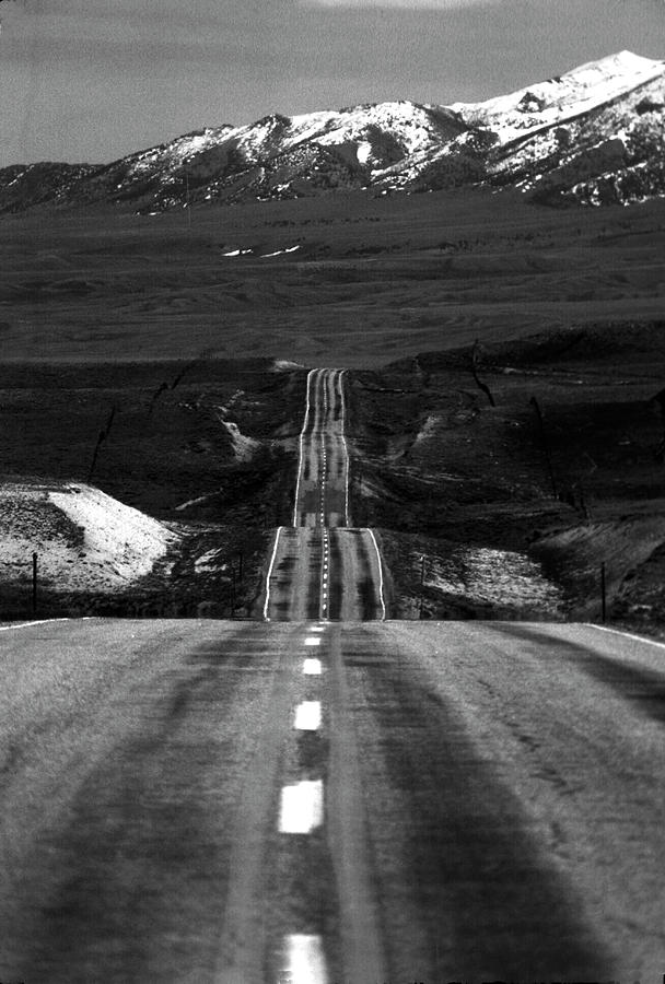 Wyoming Two-Lane Highway Photograph by James C Richardson