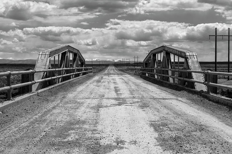 Bridge Photograph - Wyoming LH Pony Truss by Rick Pisio