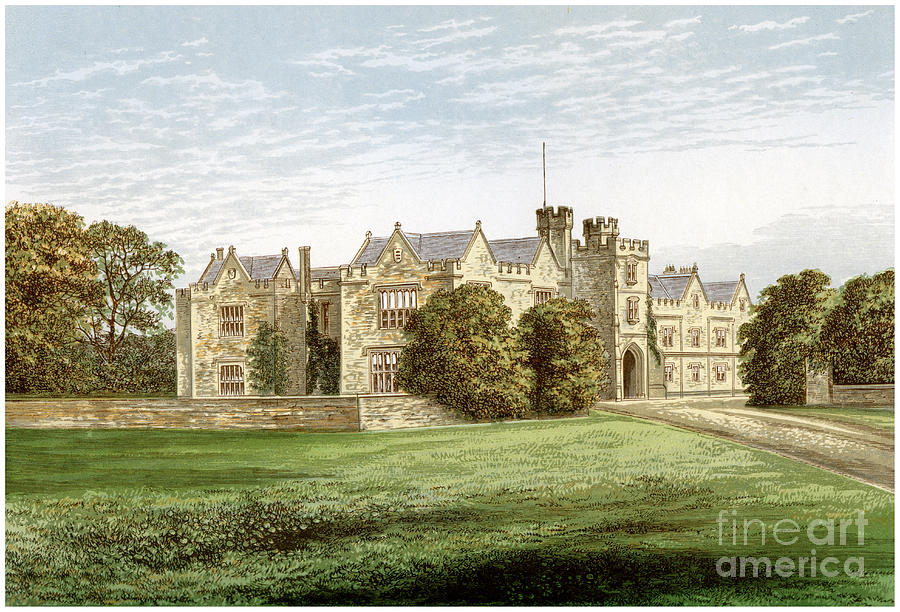 Wytham Abbey, Oxfordshire, Home Drawing by Print Collector