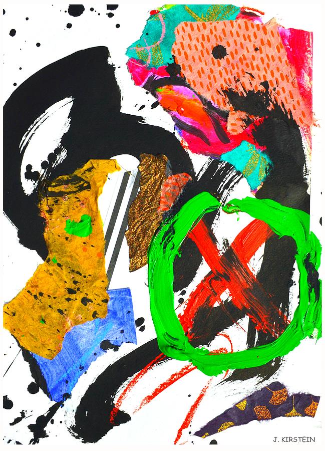 X Marks the Spot Mixed Media by Janis Kirstein