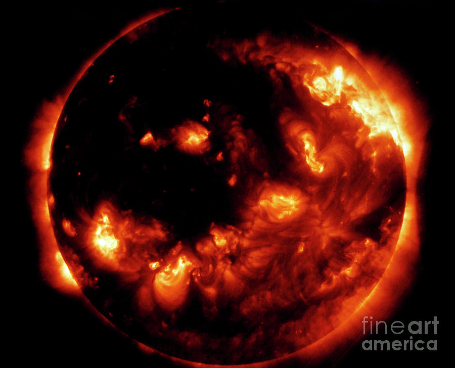 X-ray Image Of The Sun Taking Before An Eclipse Photograph by Dr Leon ...