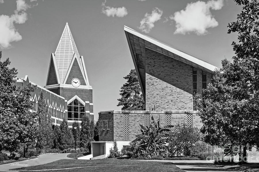 Xavier University Bellarmine Chapel and Gallagher Center Photograph by University Icons