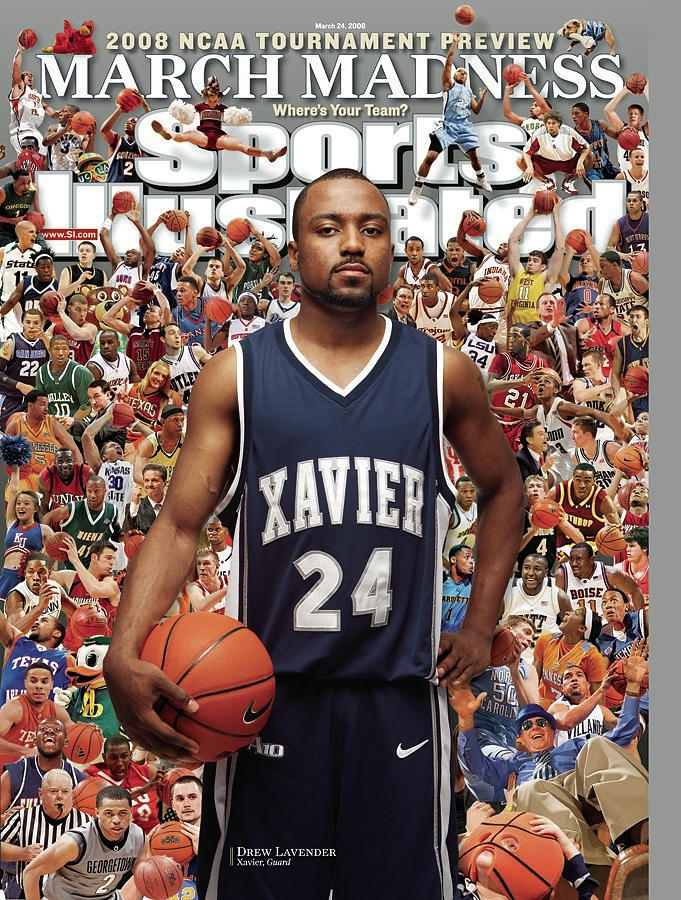 Xavier University Drew Lavender, 2008 Ncaa Tournament Sports Illustrated Cover Photograph by Sports Illustrated
