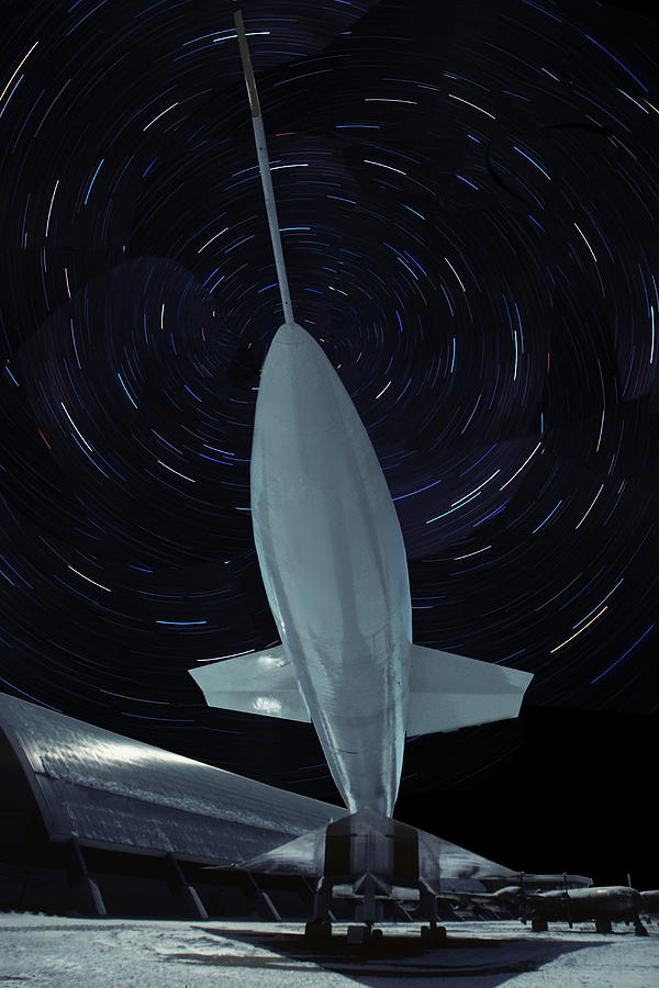 XB-70 Valkyrie Under the Stars Photograph by Erik Simonsen