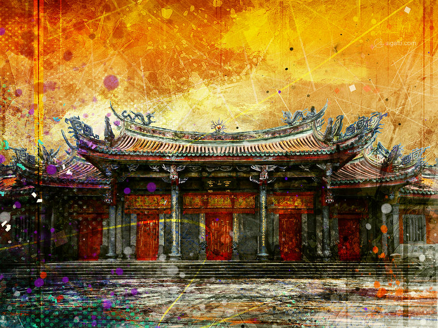 Xingtian Temple Digital Art