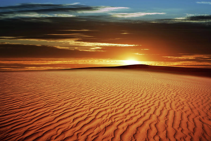 Xl Desert Sand Sunset Photograph by Sharply done