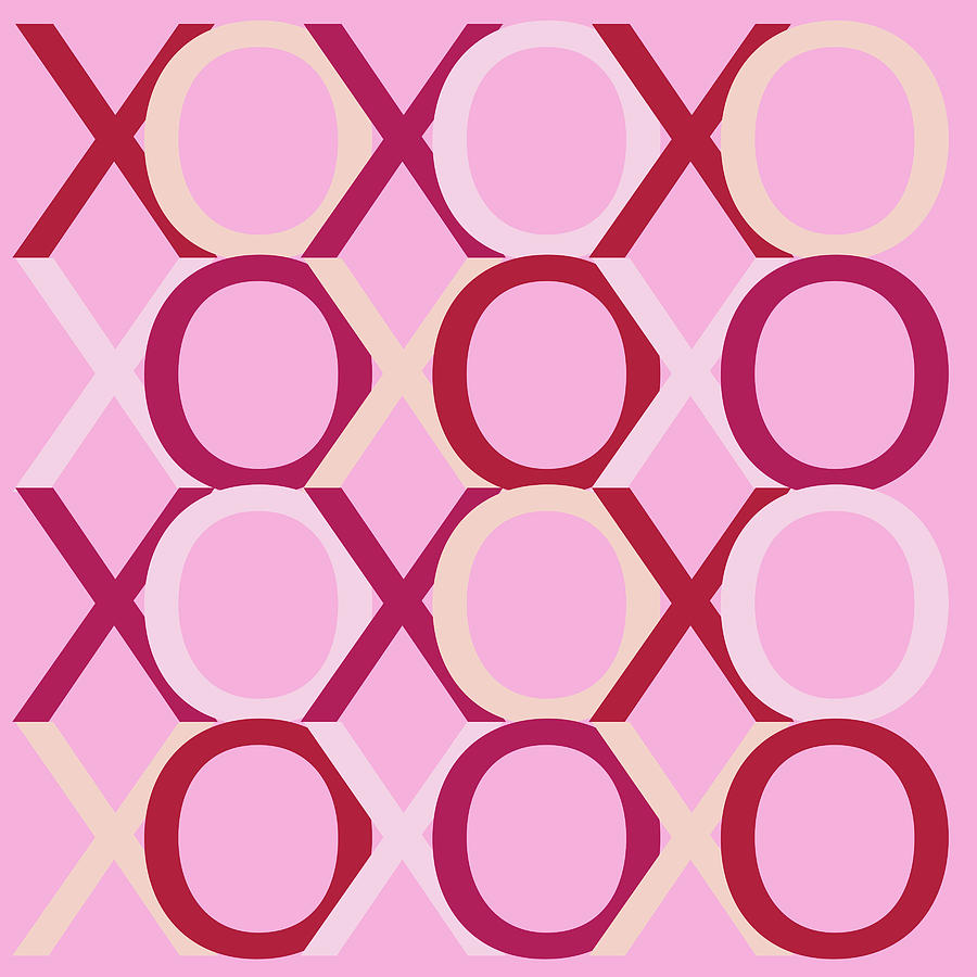 Xoxo Mixed Media - Xoxo by Sd Graphics Studio