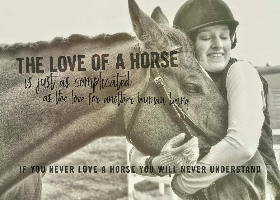 XOXOXO quote Photograph by Dressage Design