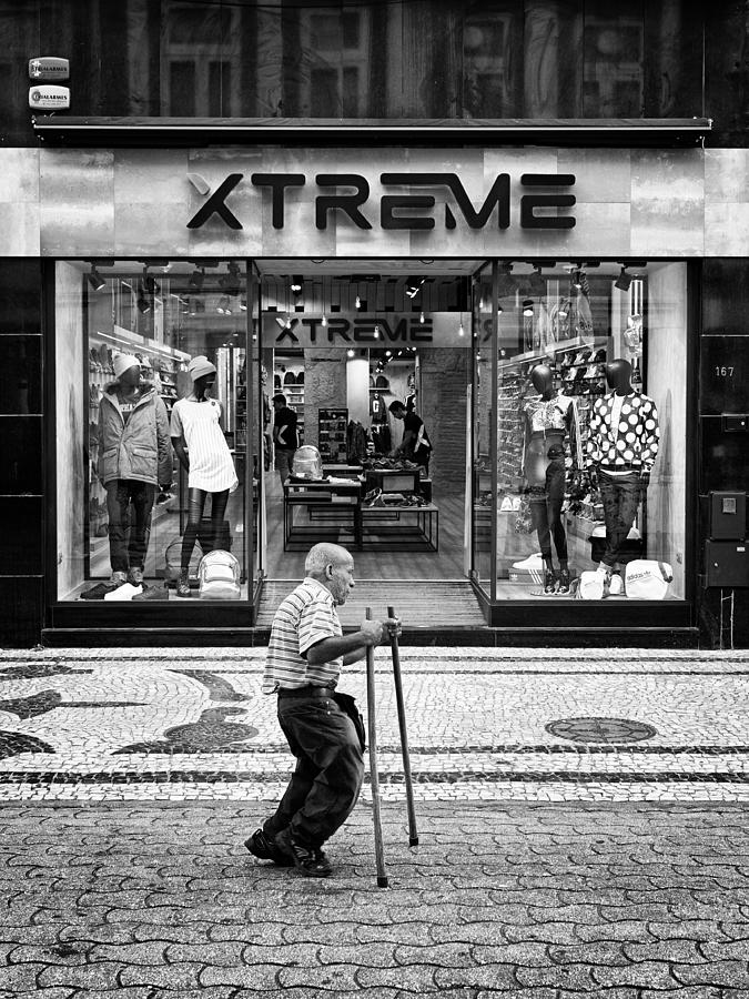 Black And White Photograph - Xtreme by Carlos Costa