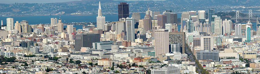 Xxl Panoramic View Over San Francisco Photograph by Frankvandenbergh
