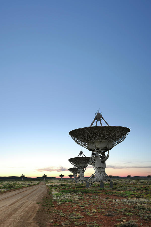 Xxxl Radio Telescope Twilight Photograph by Sharply done