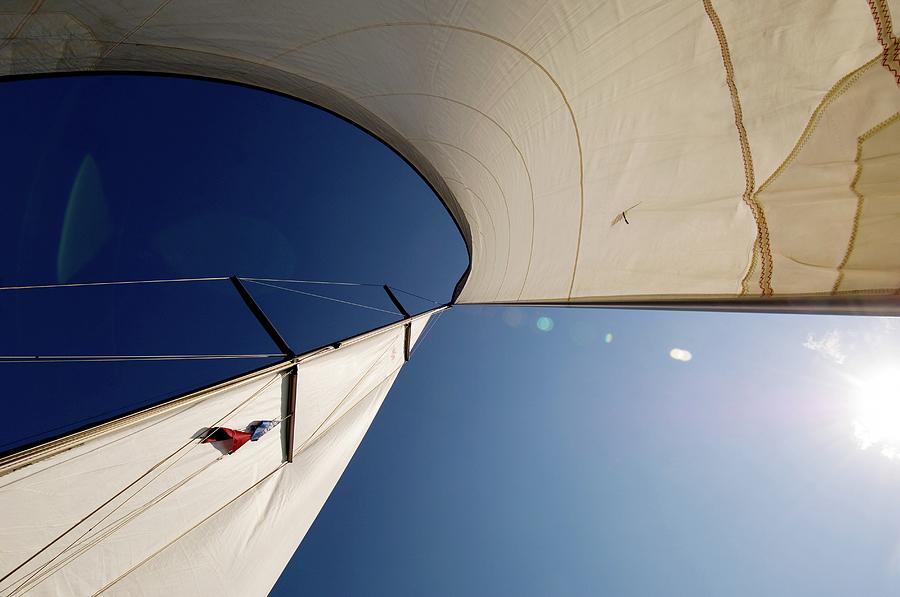 Yacht Sails And Sky Photograph by Dominik Eckelt