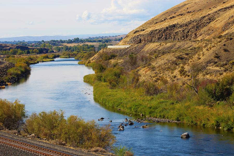 Yakima River Approaching Selah Photograph By Lkb Art And Photography 