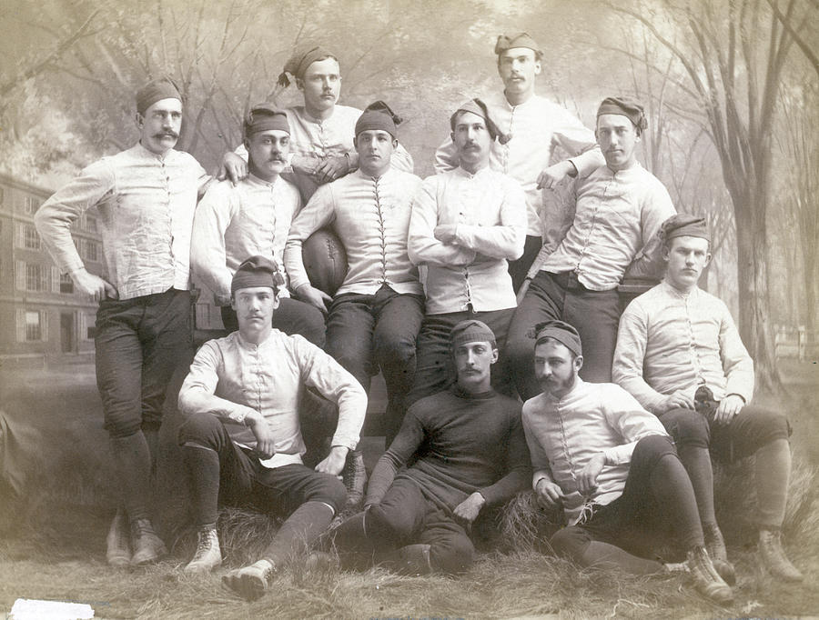 Yale Football Team Portrait Photograph by Bettmann