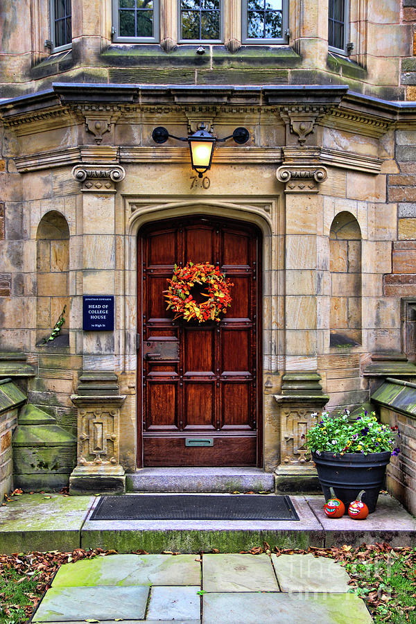 Yale University Doorway  3567 Photograph by Jack Schultz