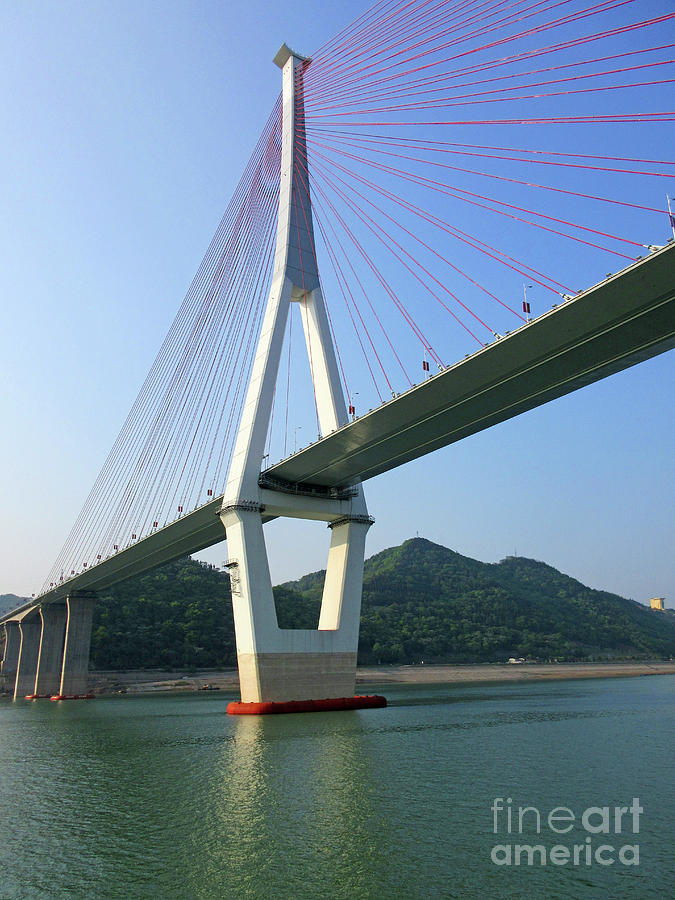Yangtze Bridge 2 Photograph by Randall Weidner