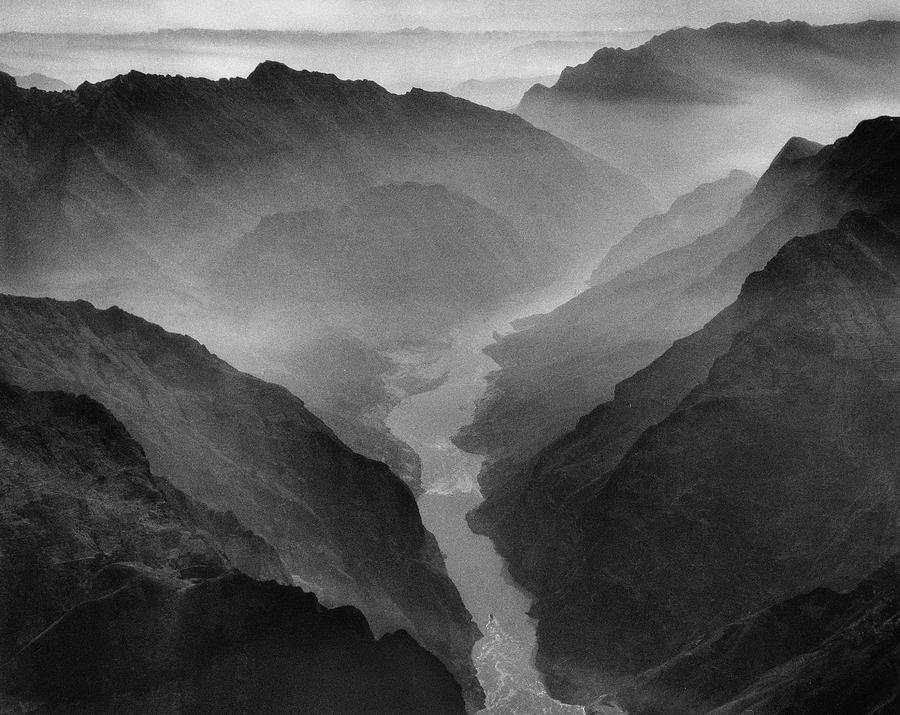 Rocky Photograph - Yangtze River by Dmitri Kessel