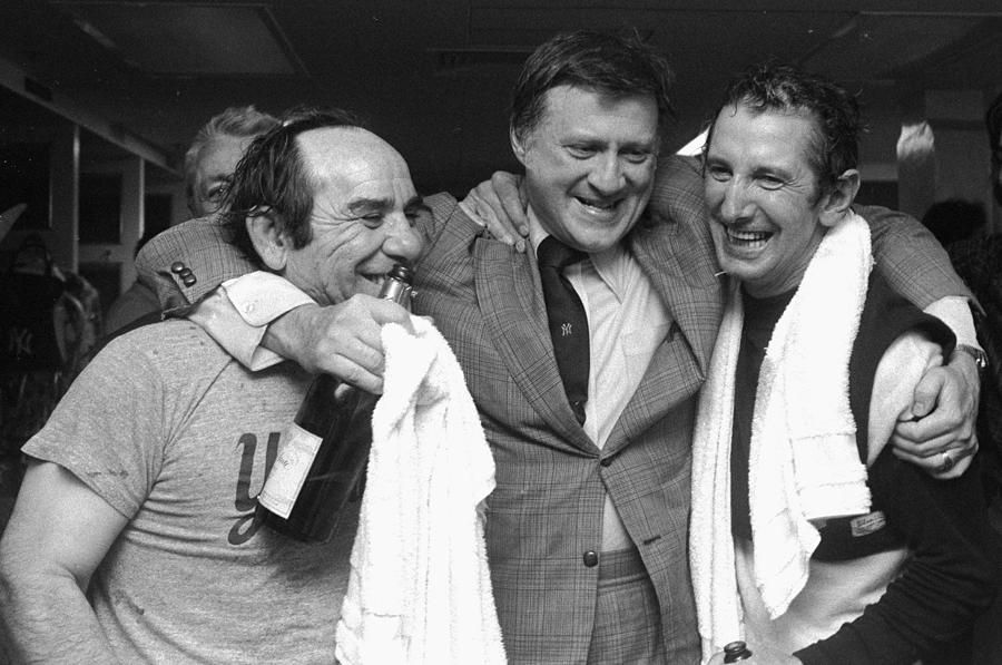 Yankees Owner George Steinbrenner Hugs Photograph by New York Daily News Archive Yankees Owner George Steinbrenner Hugs Photograph by New York Daily News Archive