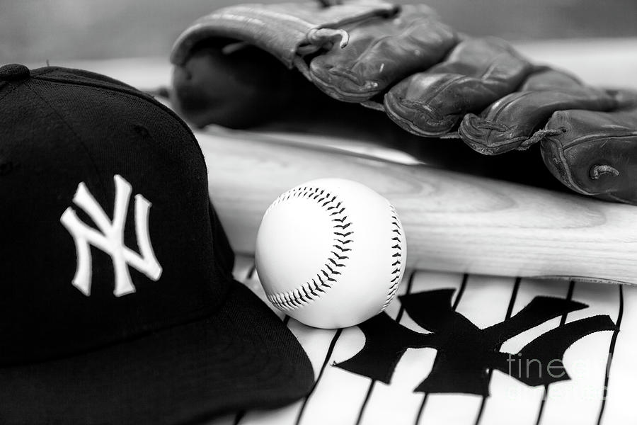Yankees Pastime Essentials Photograph by John Rizzuto
