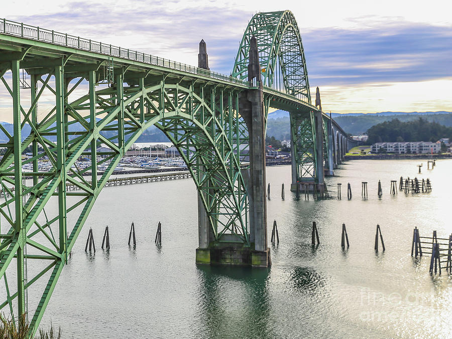 Oregon Photograph - Yaquina Bay Bridge, Oregon by Eddie Hernandez Oregon Photograph - Yaquina Bay Bridge, Oregon by Eddie Hernandez