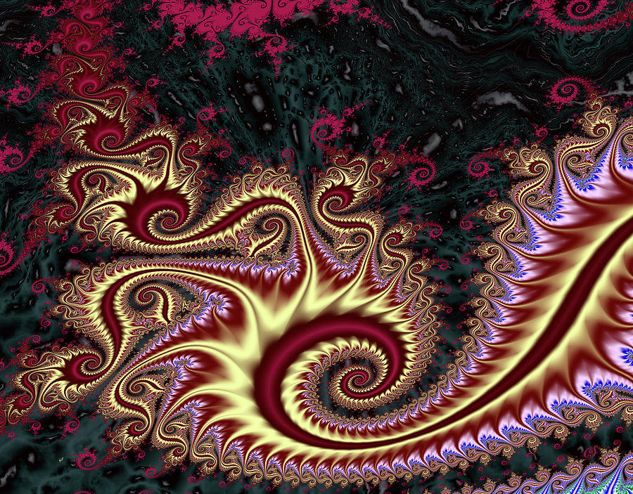 Dragon Digital Art - Year Of The Dragon by Fractalicious