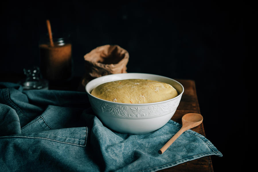 Yeast Dough With Saffron Photograph by Justina Ramanauskiene