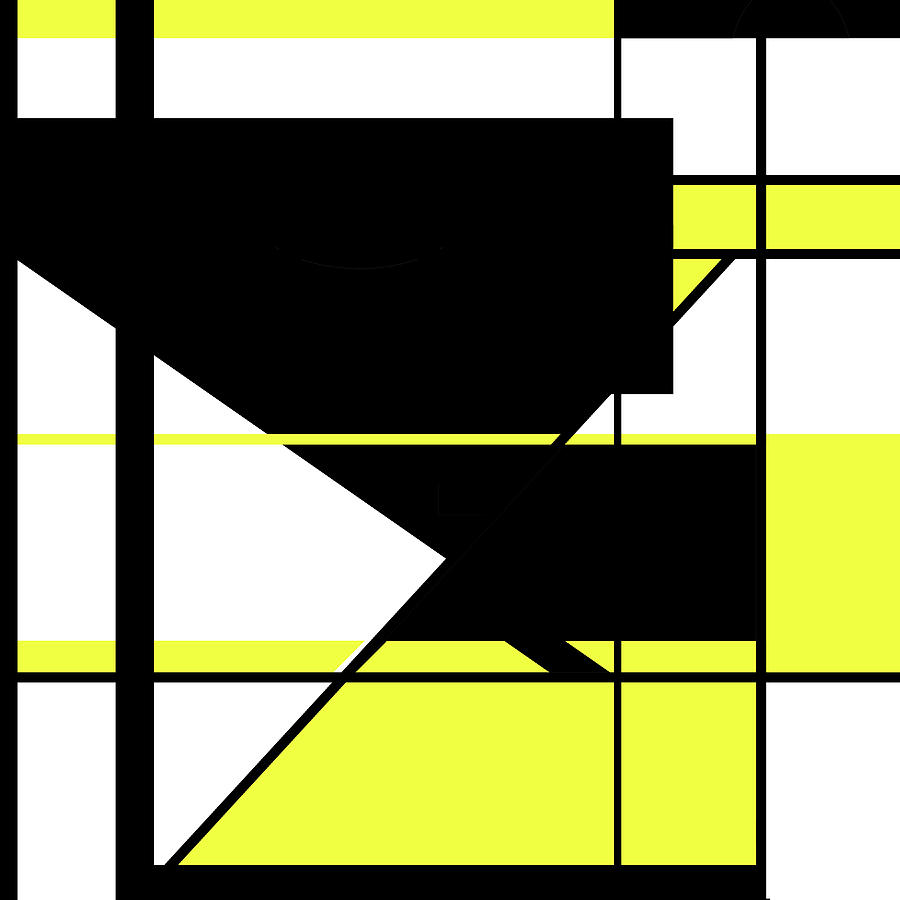 Yellow Black 002 by Elastic Pixels Yellow Black 002 by Elastic Pixels
