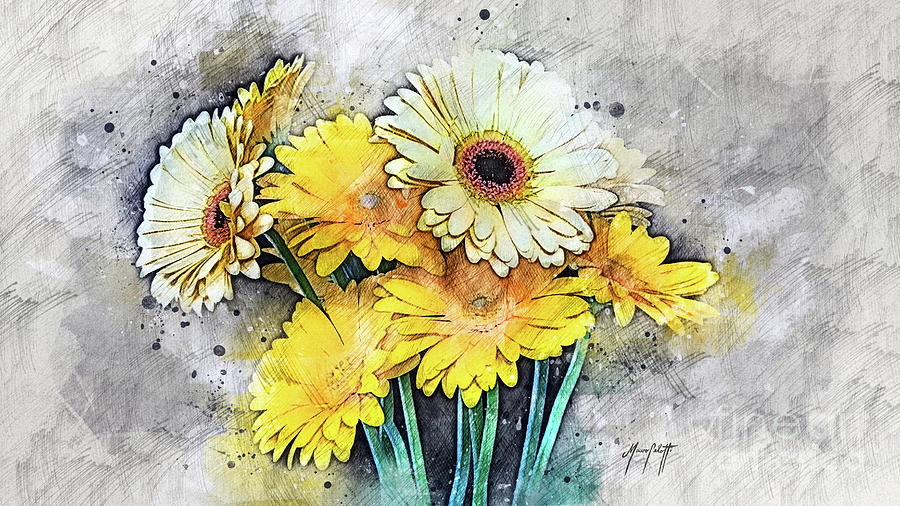Yellow Daisies 1 by Mauro Celotti Yellow Daisies 1 by Mauro Celotti
