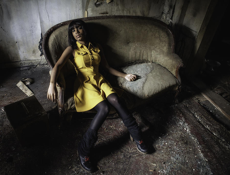 Yellow Dress Photograph by Georgios Bero