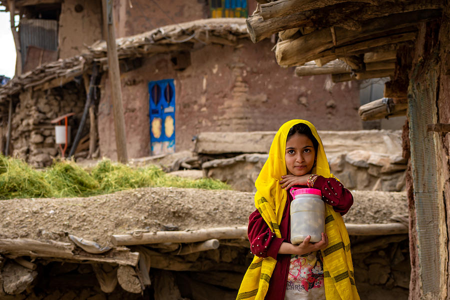 Yellow Girl Photograph by Shahrouz Panahi