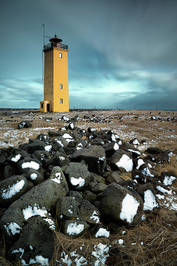 Yellow Lighthouse Photograph