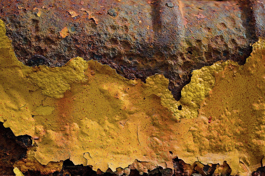 Yellow Paint Photograph by WB Johnston