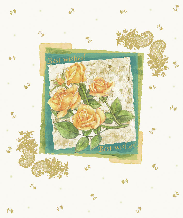 Yellow Roses Painting - Yellow Roses by Maria Trad
