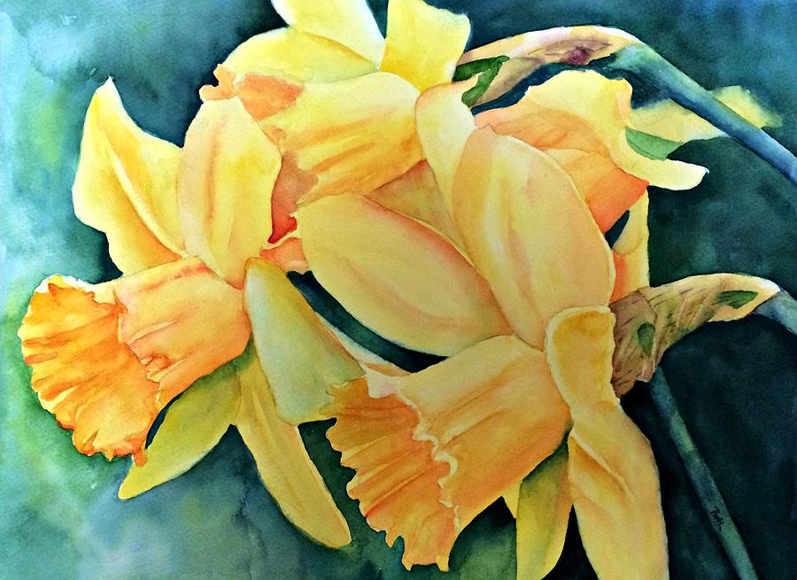 Yellow Splendor Painting by Beth Fontenot