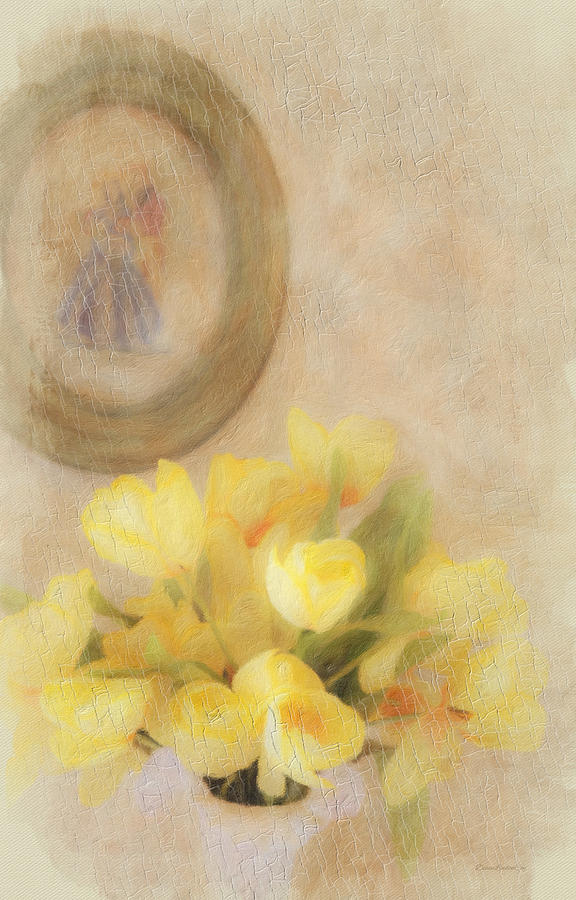 Yellow Tulips Photograph by Diane Lindon Coy