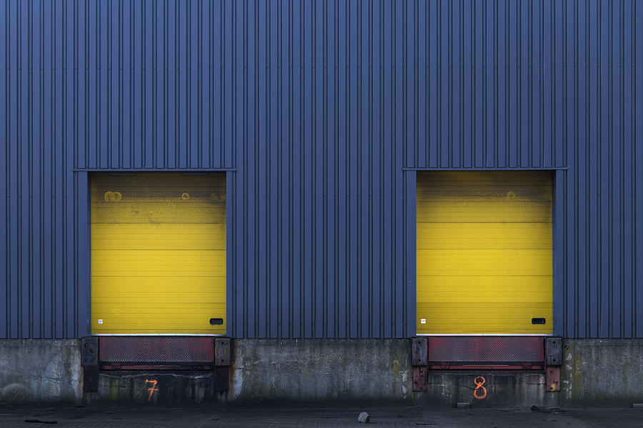 Abstract Photograph - Yellow Twins by Jef Van Den Houte