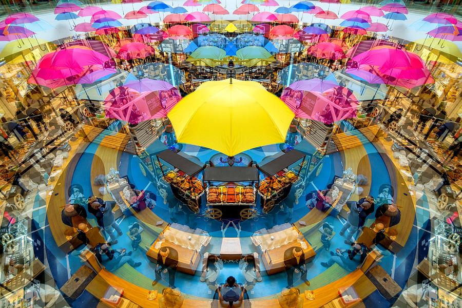 Yellow Umbrella Photograph by Joshua Raif
