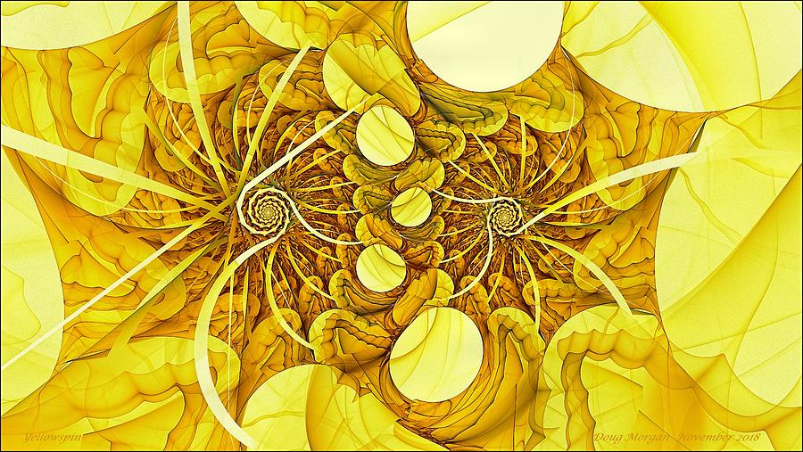 Yellowspin Digital Art by Doug Morgan