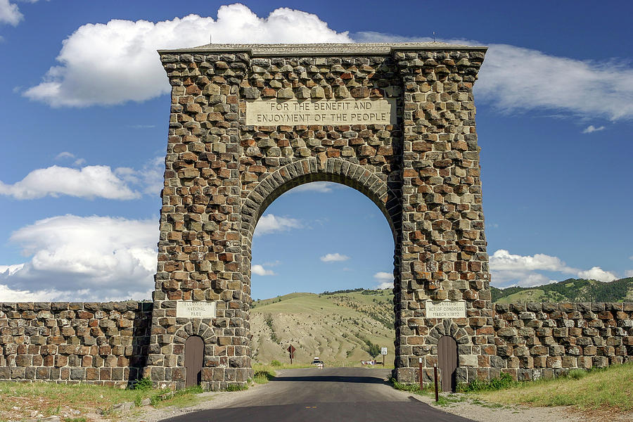 Yellowstone Entrance Photograph by Ronnie And Frances Howard
