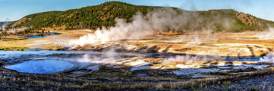 Yellowstone Hot Springs Photograph by Bryan Moore