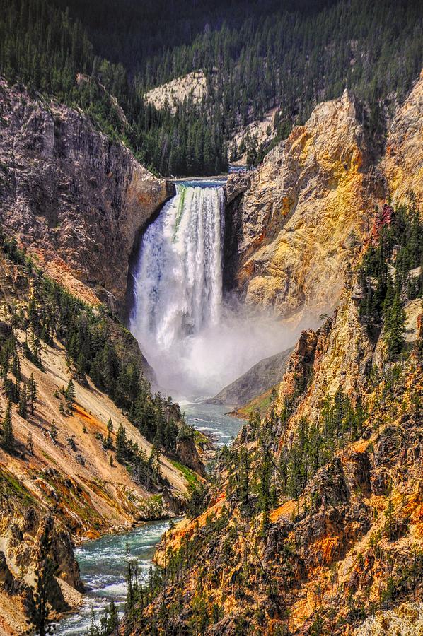 Yellowstone Lower Falls Photograph by Chance Kafka