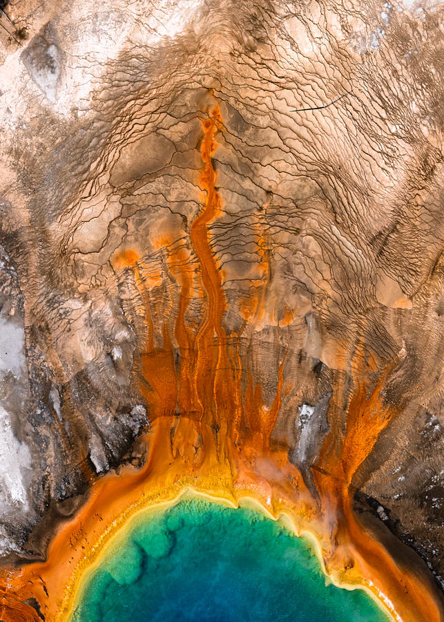 Yellowstone National Park Photograph - Yellowstone Palette by Gerald Macua