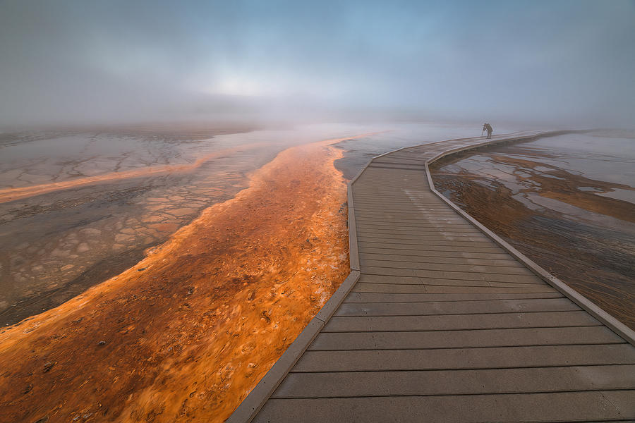 Yellowstone Photographer Photograph by Aidong Ning