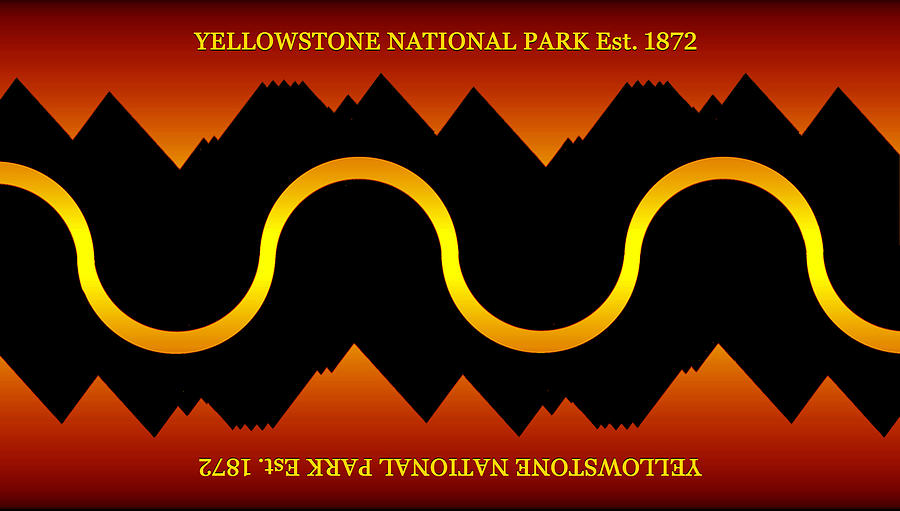 Yellowstone reflections Mixed Media by David Lee Thompson