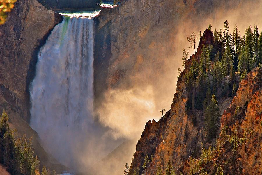 Yellowstone River Falls Photograph by Gary Campbell