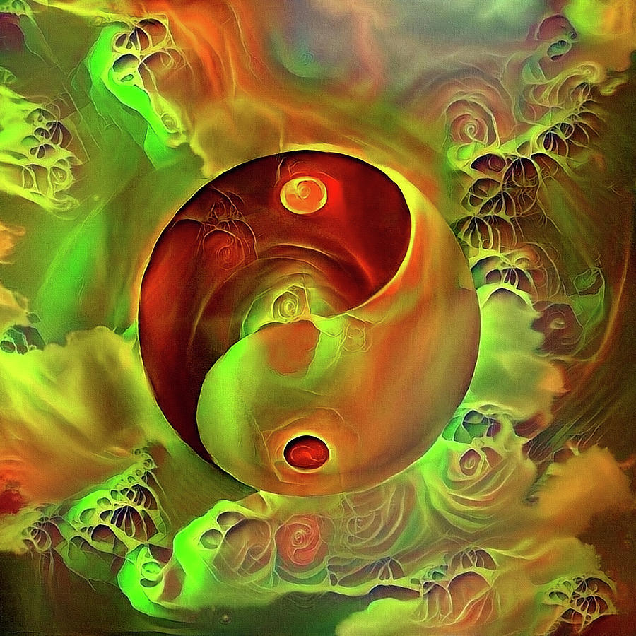 Yin - Yang. Balance Digital Art by Bruce Rolff
