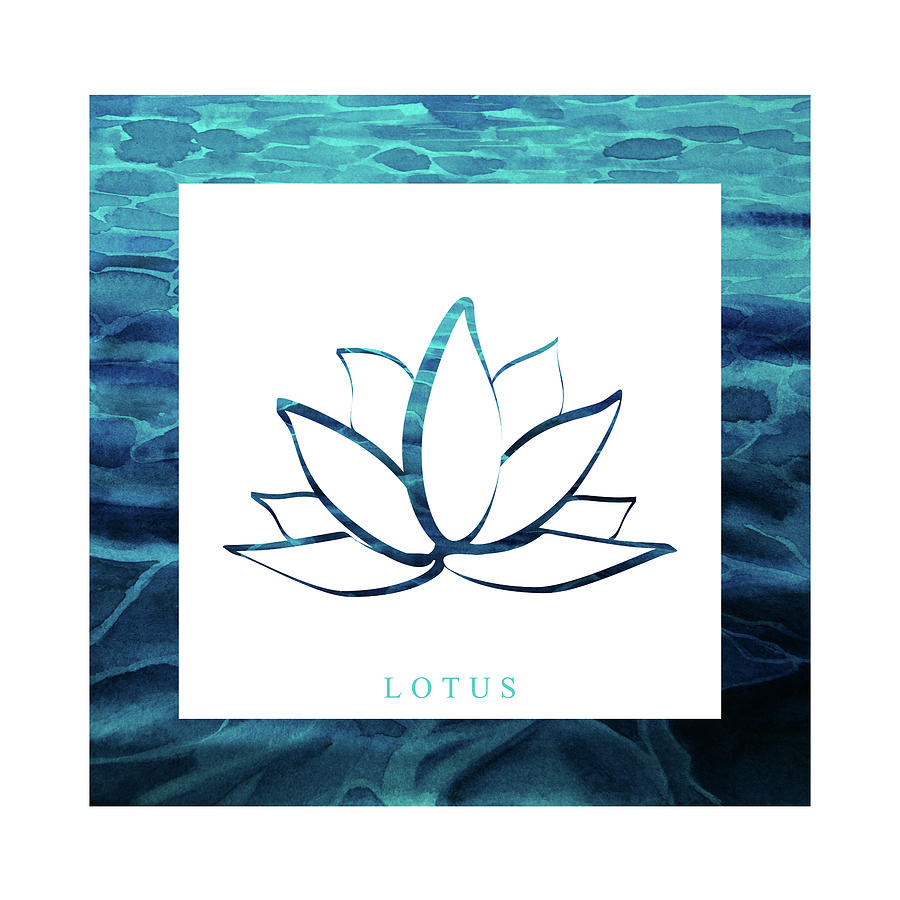 Flower Mixed Media - Yoga V1 Lotus by Lightboxjournal