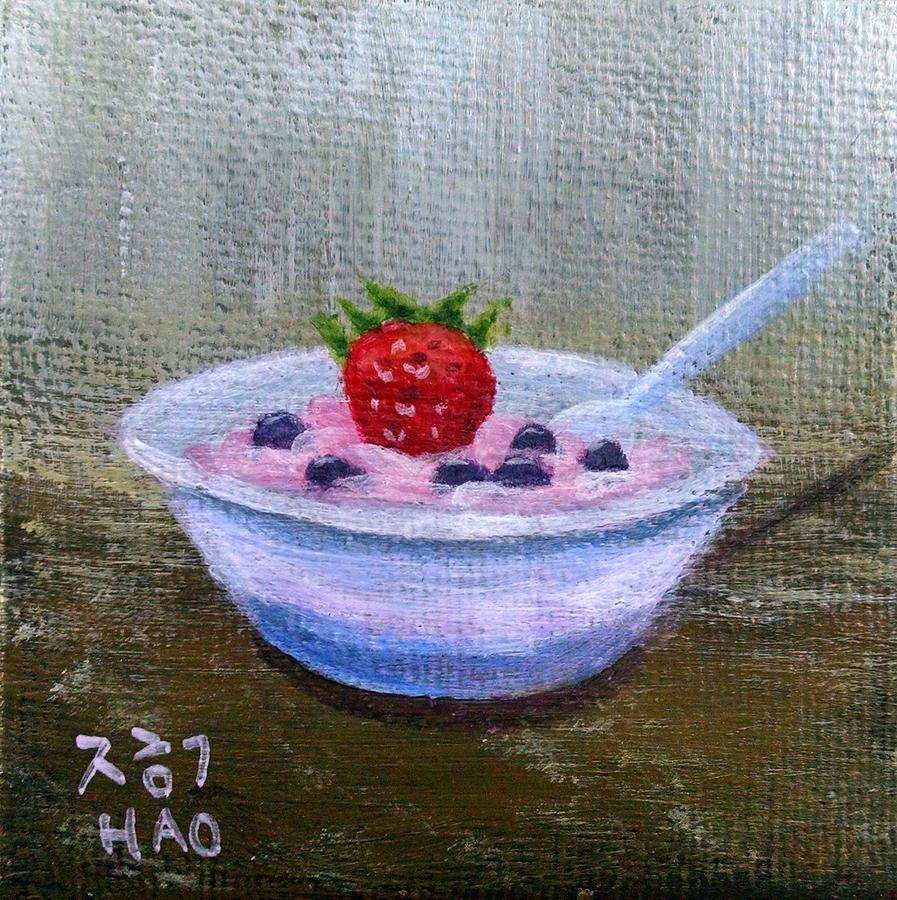 Yogurt Painting by Helian Cornwell