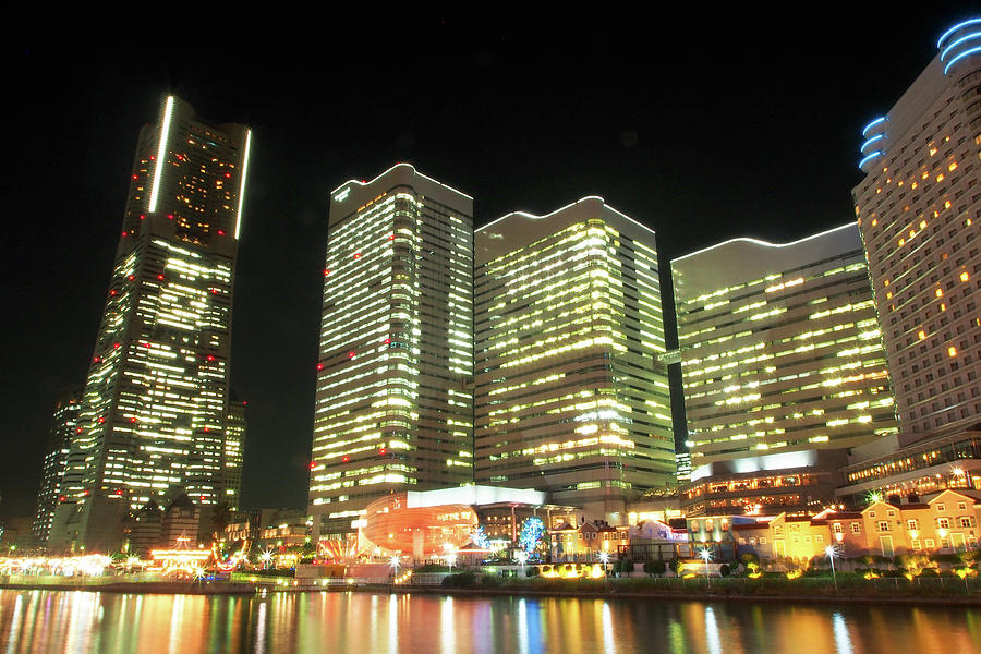 Yokohama, Minato Mirai Photograph by Vincent Van Den Storme Yokohama, Minato Mirai Photograph by Vincent Van Den Storme
