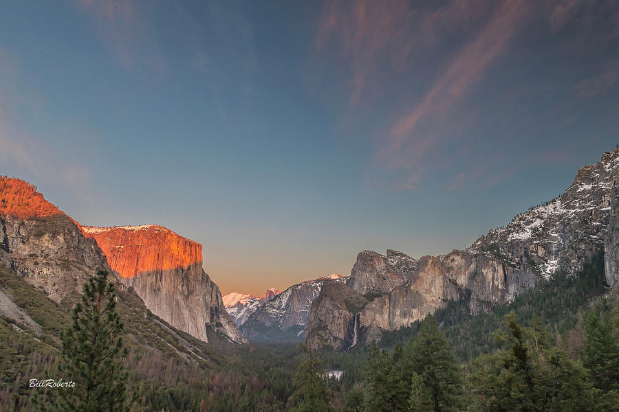 Yosemite At Sunset Photograph by Bill Roberts